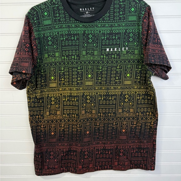 Other - Marley men’s black multi colored graphic soft tshirt. Size M